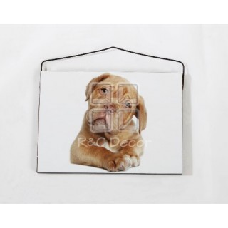 (EPF0027B) MDF Dog Hanging Plaque